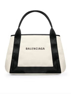 Balenciaga Cabas XS Tote Bag Black Beige