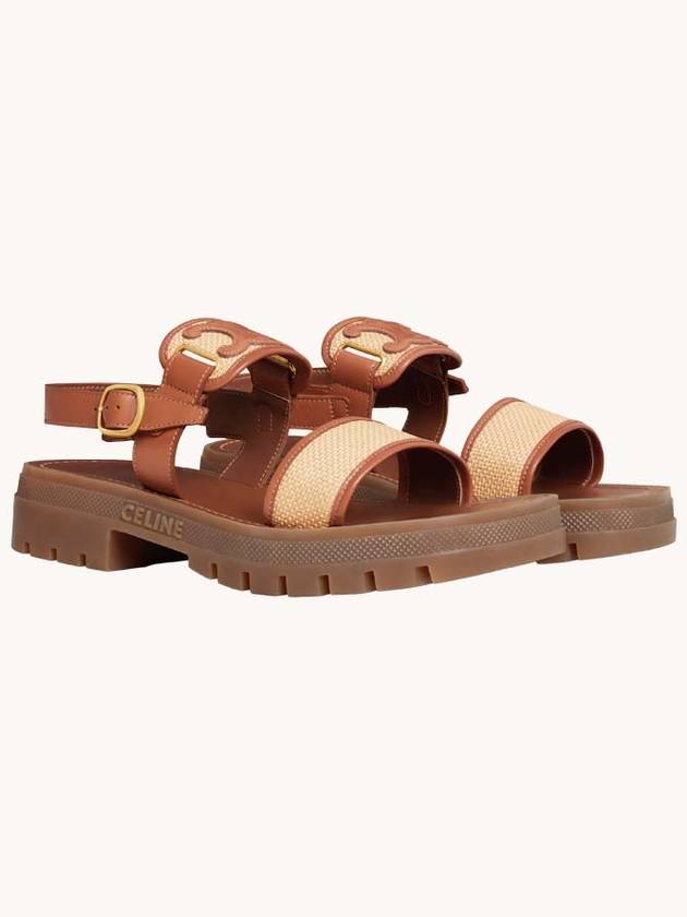 CELINE Triomphes Sandals Brown