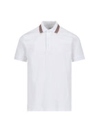 Burberry Cotton Polo Shirt White