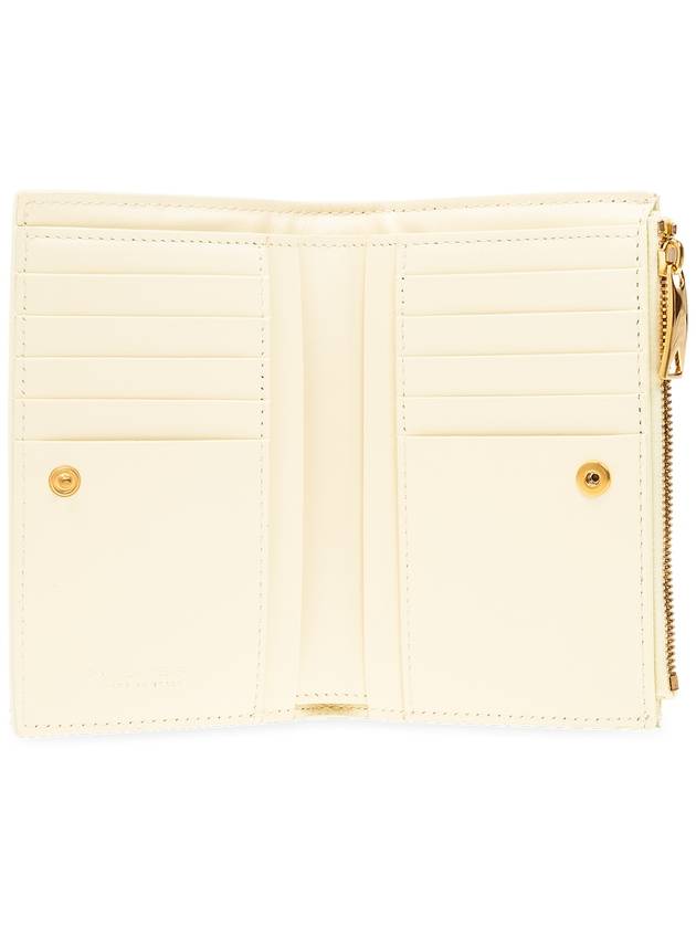 Bottega Veneta Women's Card Wallet Medium Cassette Bi Fold Zip Wallet 750262VCQC17117