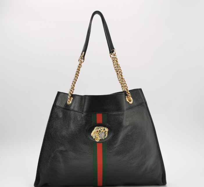 Gucci Rajah tote Bag Large 43cm Black 027850900008