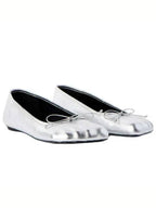 Balenciaga Anatomic Metallized Ballerina Silver