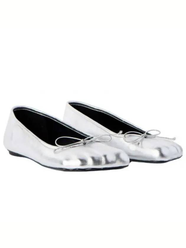 Balenciaga Anatomic Metallized Ballerina Silver