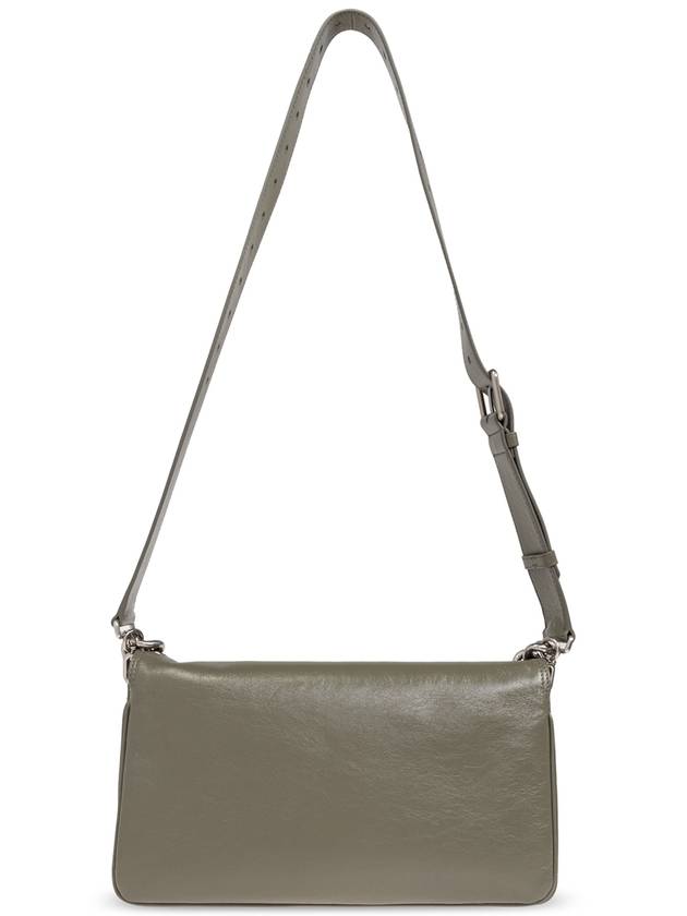 Balenciaga Balenciaga Leather Shoulder Bag, Women's, Green