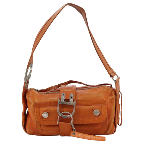 Dior F  Leather Shoulder Bag (Pre-Owned)