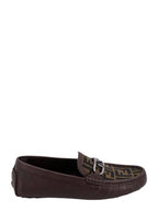 Fendi O'Lock Loafers Brown
