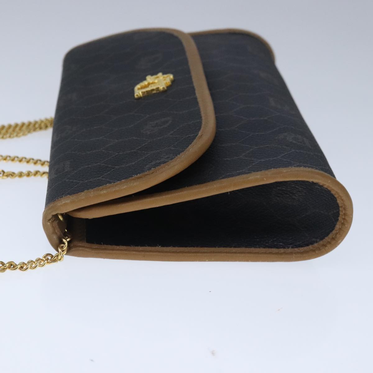 Dior Honeycomb  Canvas Shoulder Bag (Pre-Owned)