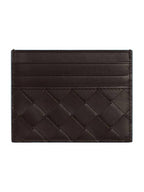 Bottega Veneta Intrecciato Leather Card Wallet Fondant
