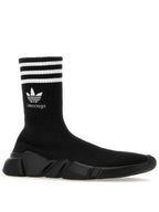 Balenciaga Speed Stretch Knit High Top Sneakers Black