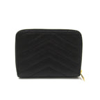 Saint Laurent SAINT LAURENT Compact Zip-Around Wallet Round Wallet Wallet    Black 403723.0620