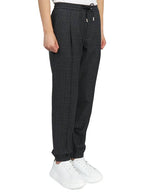 Men's Virgin Wool Banding Track Pants Grey Dior