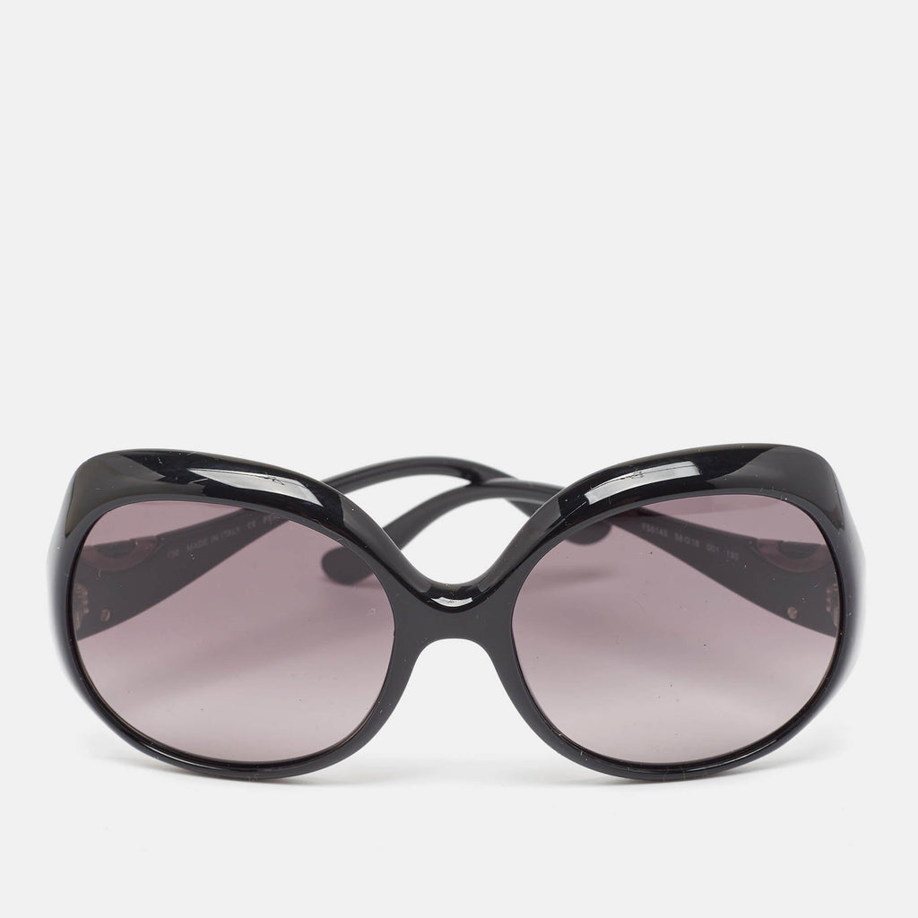 Fendi Black Gradient Fs5143 Oversized Sunglasses
