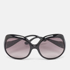 Fendi Black Gradient Fs5143 Oversized Sunglasses