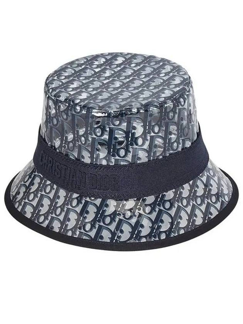 French Oblique Bucket Hat Blue Dior