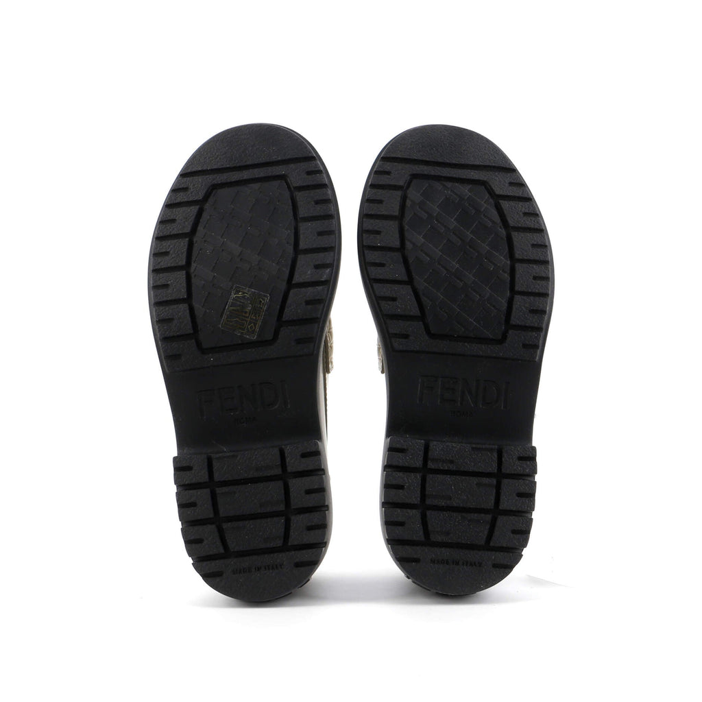 Women's Fendigraphy Lug Sole Loafers Leather