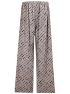 Balenciaga Balenciaga Logo Print Wide-Leg Pants, Brand Size 38 (US Size 8)