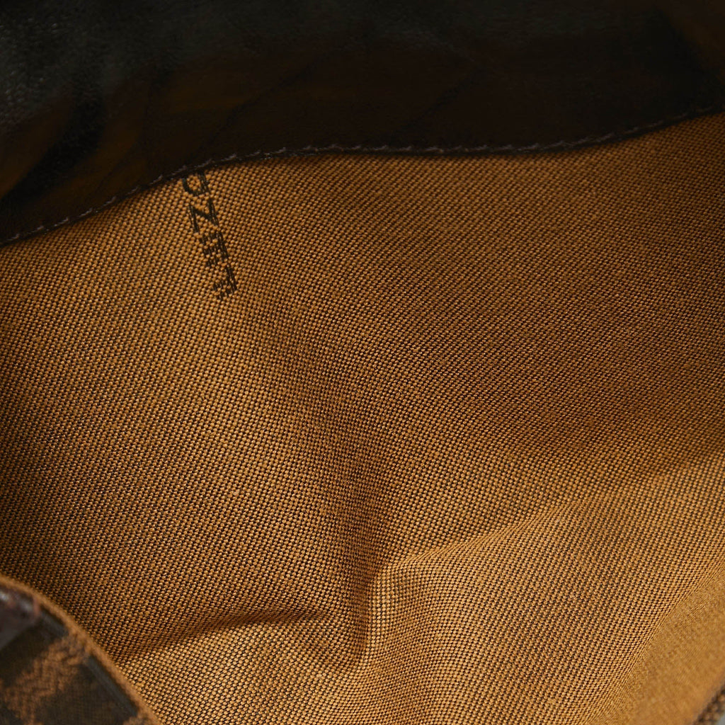 Fendi Zucca Canvas And Leather Spy Continental Wallet