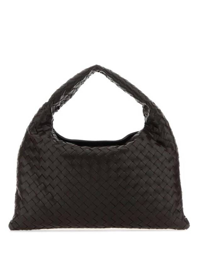 Bottega Veneta Intreccio Hop Tote Bag Brown