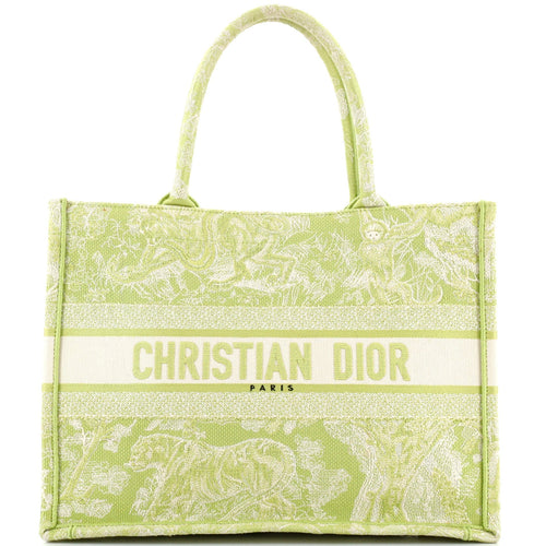 Dior Book Tote Embroidered Canvas Medium