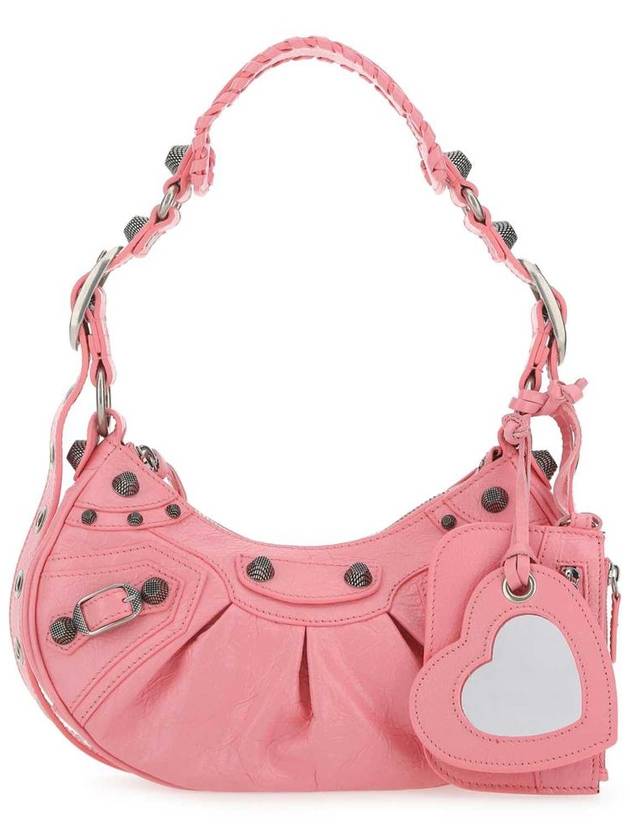 Balenciaga Le Cagole XS Lambskin Shoulder Bag Pink