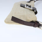 Fendi Baguette  Canvas Shoulder Bag ()