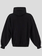 Balenciaga Beverly Hills Embroidered Hoodie Black