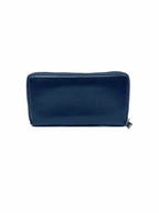 YVES SAINT LAURENT Continental Black Leather Solid Wallet