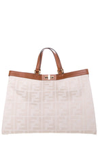 Fendi Ivory SS '21 Jacquard X Tote
