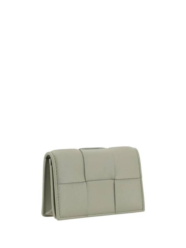 Bottega Veneta WoMen's Cassette Card Wallet Green