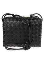 Bottega Veneta Loop Camera Small Cross Bag Black