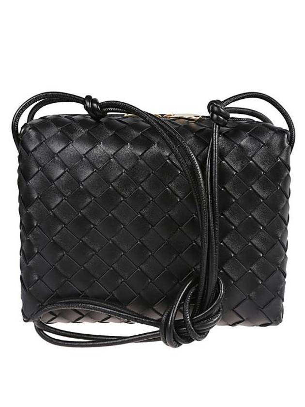 Bottega Veneta Loop Camera Small Cross Bag Black