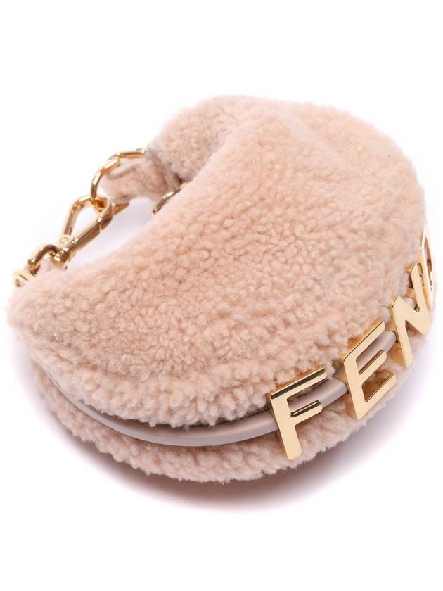 Fendi Nano Fendigraphy Charm Tote Bag Pink