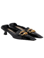 Bottega Veneta Madame Patent Leather Pumps Heel Black