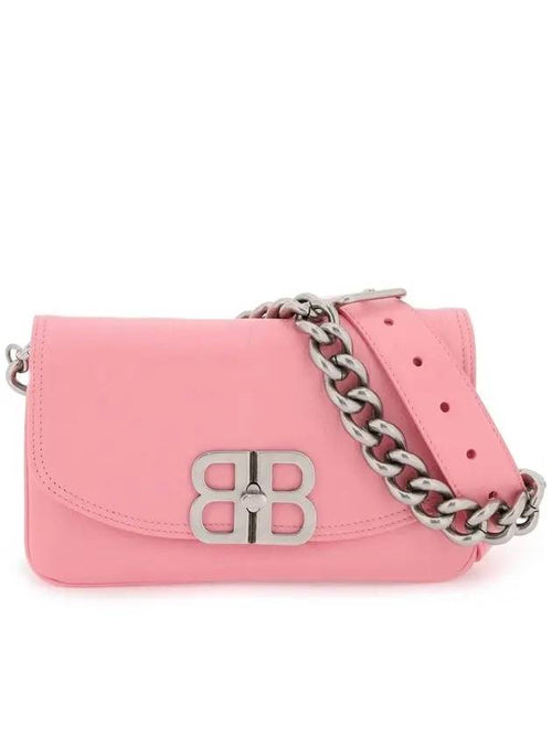 Balenciaga Flap BB Soft Small Shoulder Bag Pink