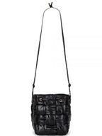 Bottega Veneta Cassette Mini Bucket Bag Black
