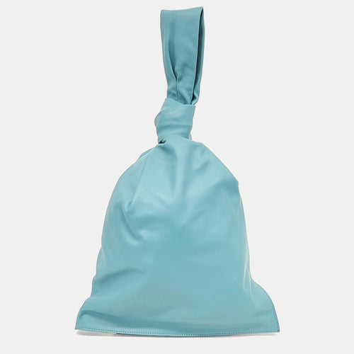 Bottega Veneta Blue Leather Twist Bag