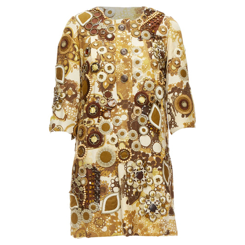 Chloe Phoebe Philo Ficelle Floral Embellished Dress