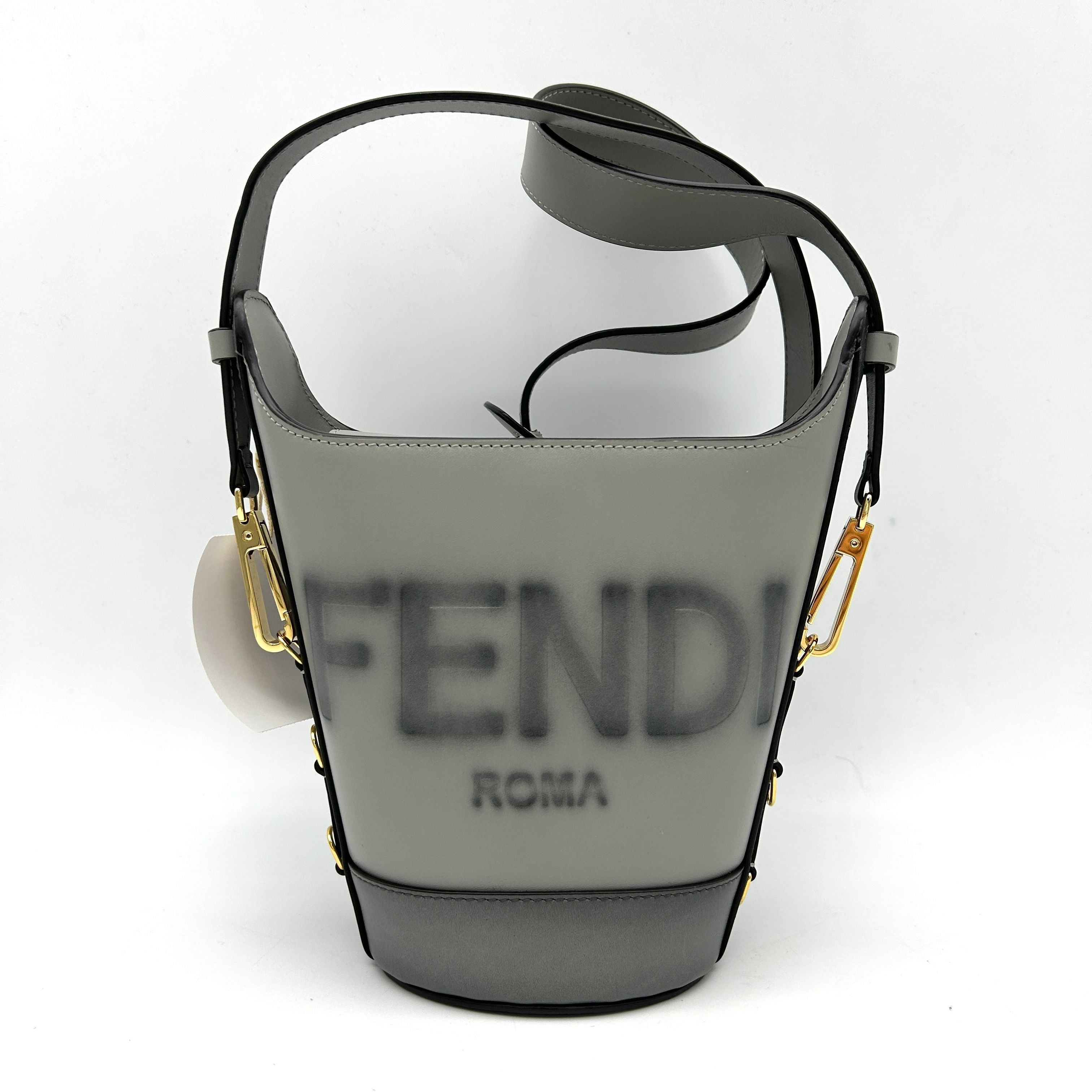 Sunshine leather tote Fendi Grey in Leather ITXZUDEESHNQ