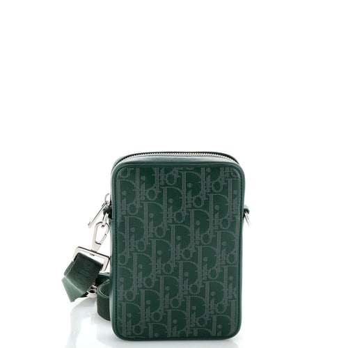 Dior World Tour Zip Messenger Pouch Oblique Galaxy Leather