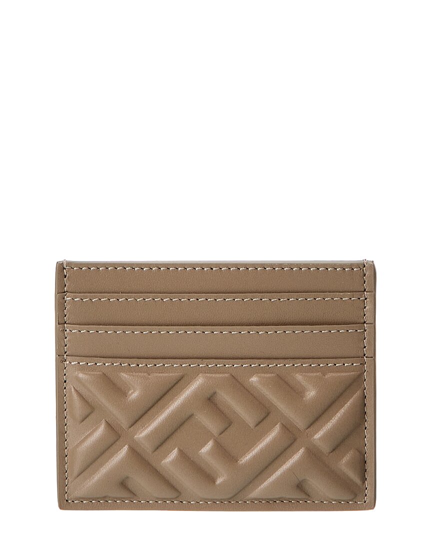 FENDI Baguette Leather Card Holder
