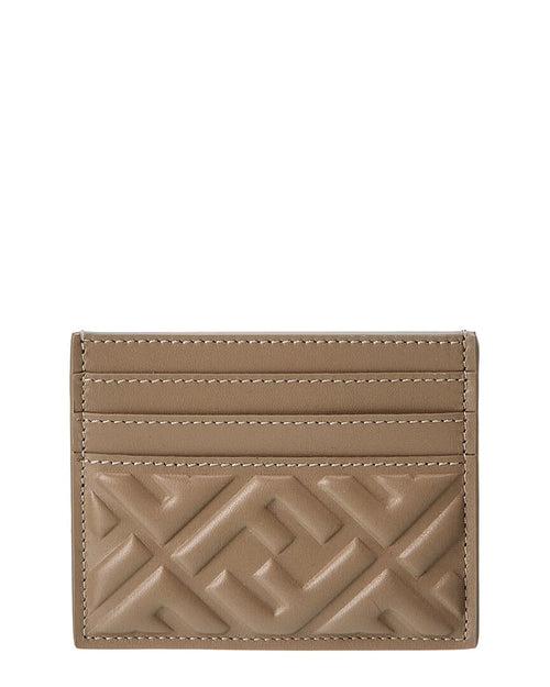 FENDI Baguette Leather Card Holder