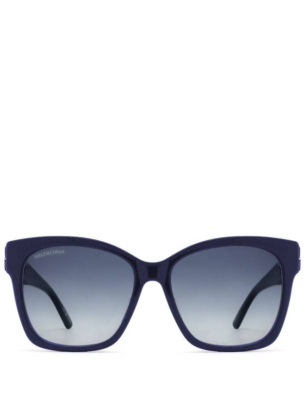 Balenciaga BB Temple Cat Eyes Sunglasses Blue