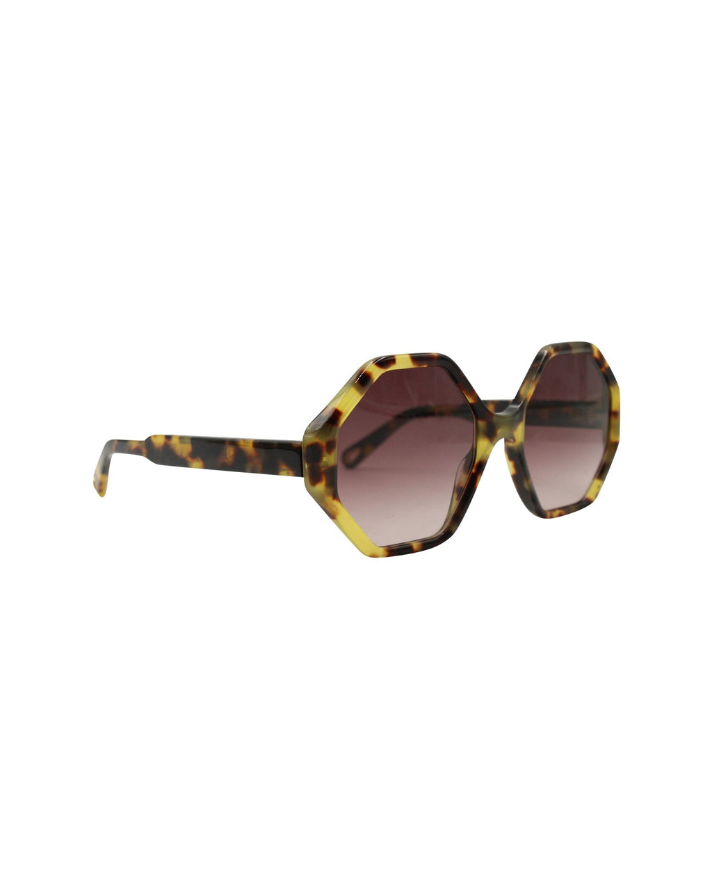 Chloe Willow CE750 Sunglasses in Yellow Acetate