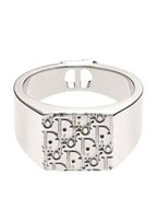 Oblique Signet Ring Silver Dior