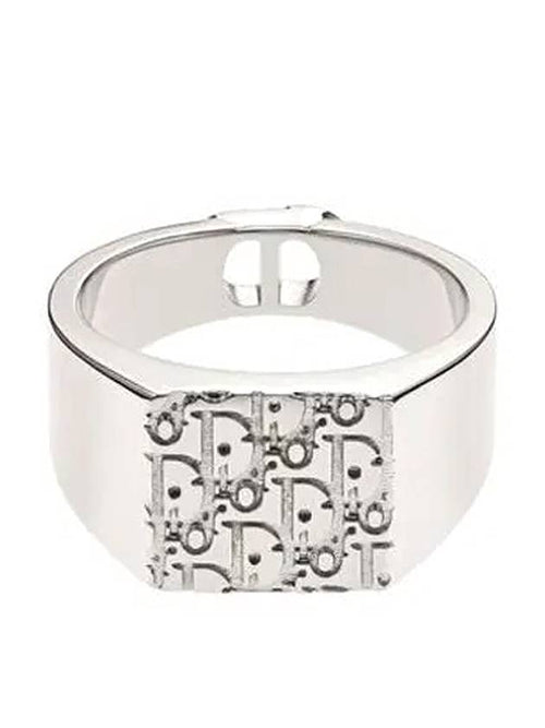 Oblique Signet Ring Silver Dior