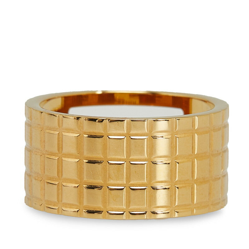 Fendi Wide Band Ring Gold Plated Size 14