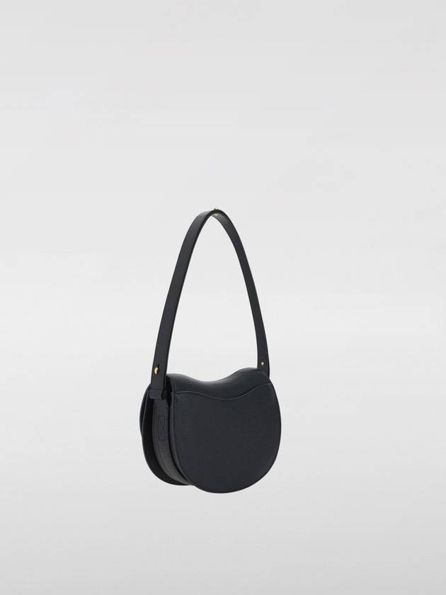 Burberry Rocking Horse Small Leather Shoulder Bag Black