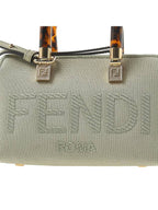 Fendi By The Way Small Canvas Tote Bag Green