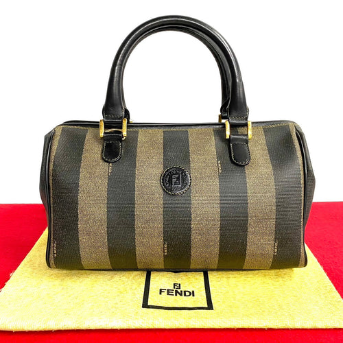 FENDI Boston Duffel bag leather black
