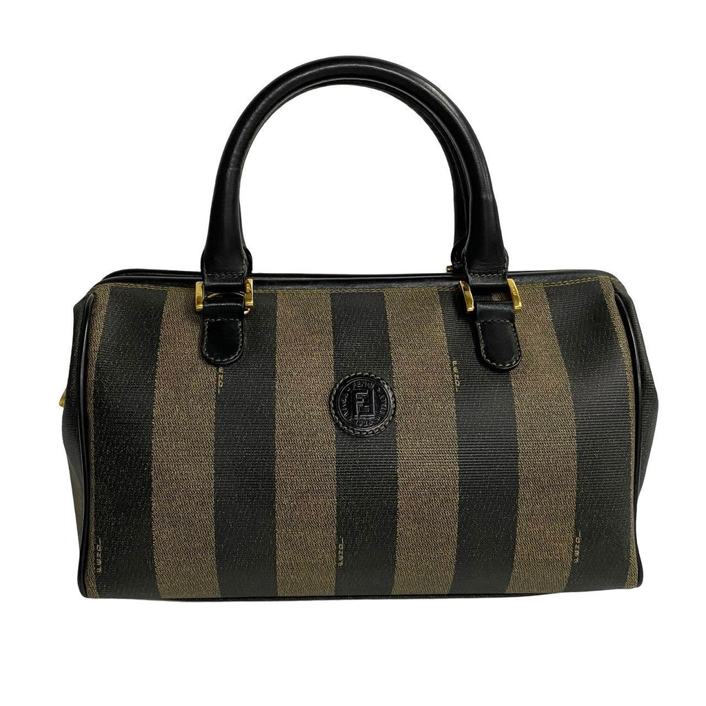 FENDI Boston Duffel bag leather black